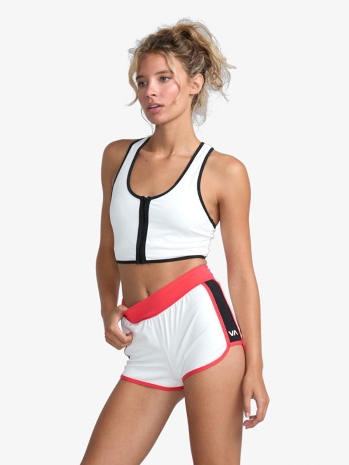 Short Mujer Aren Retro Sport Blanco Rvca-3