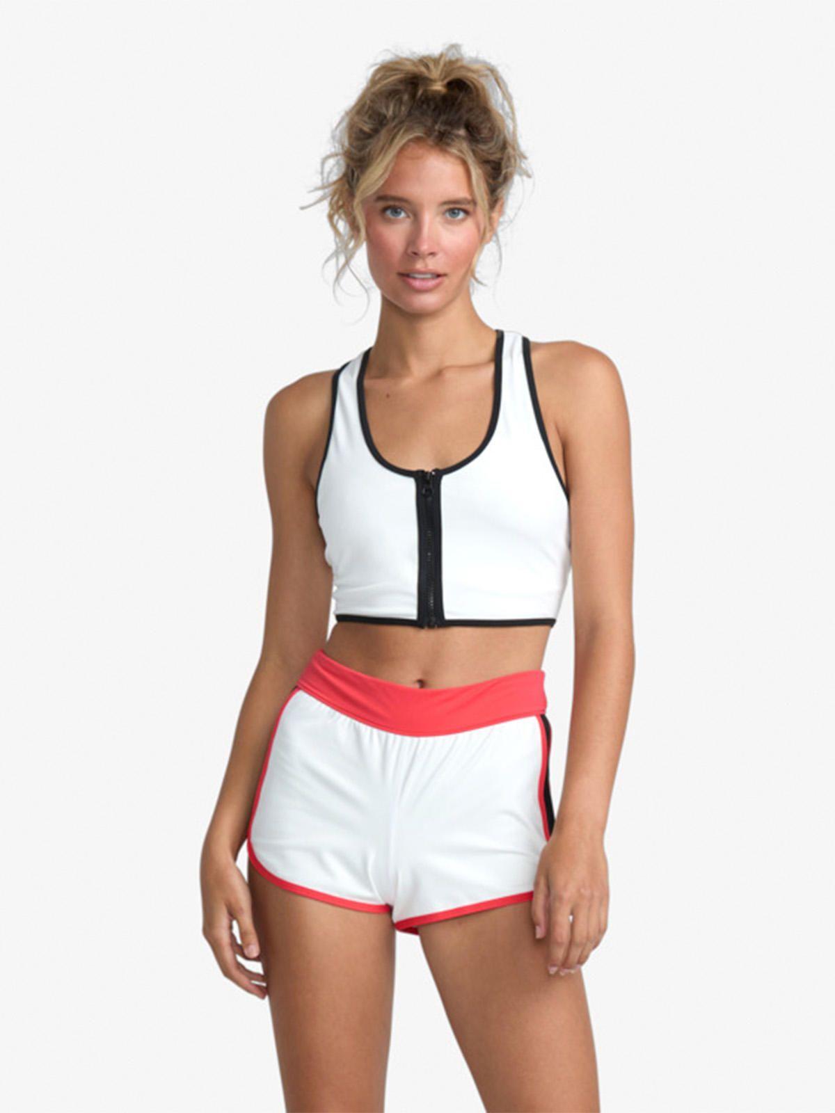 Short Mujer Aren Retro Sport Blanco Rvca-5