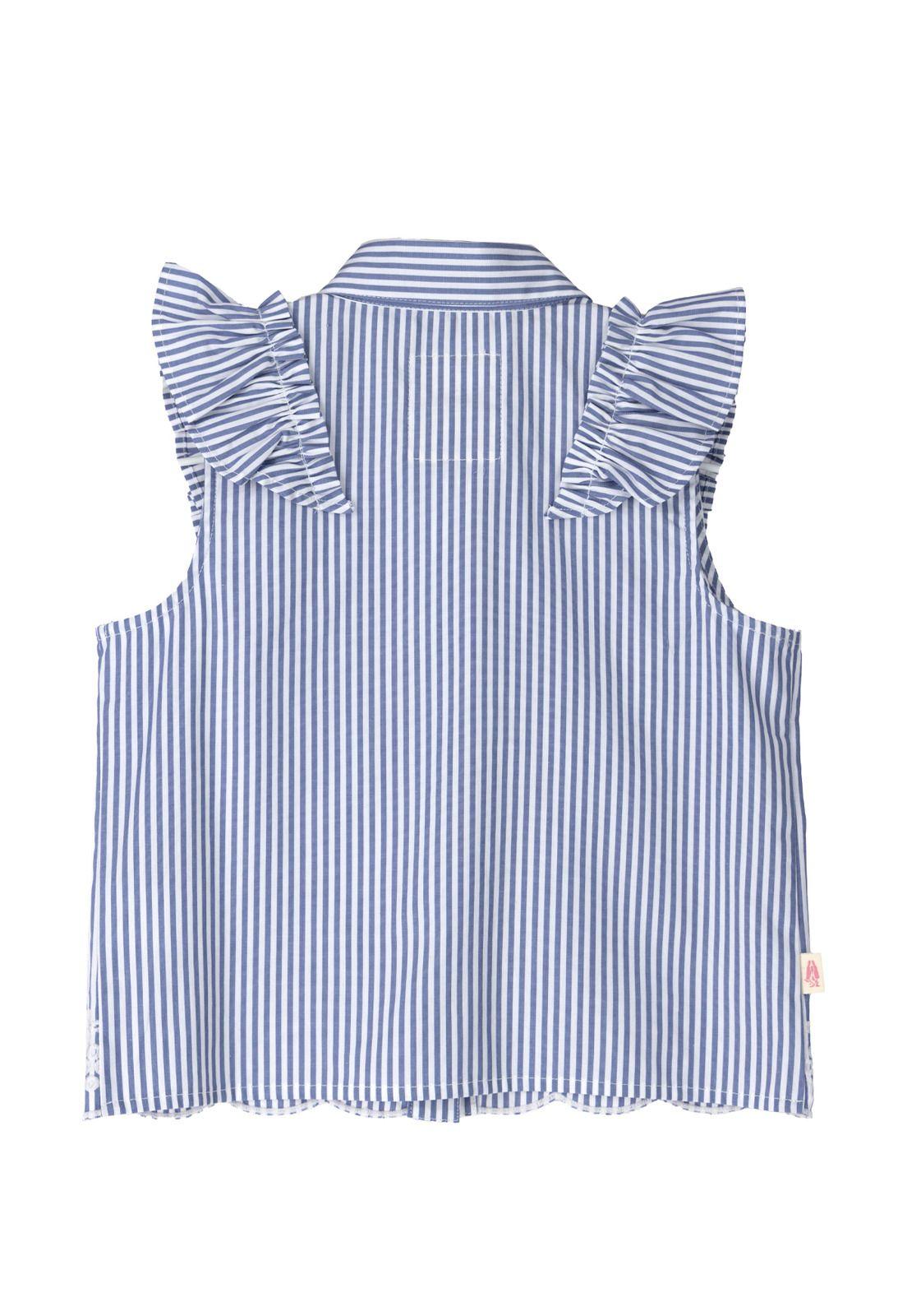 Blusa Niña Elisa Azul-5