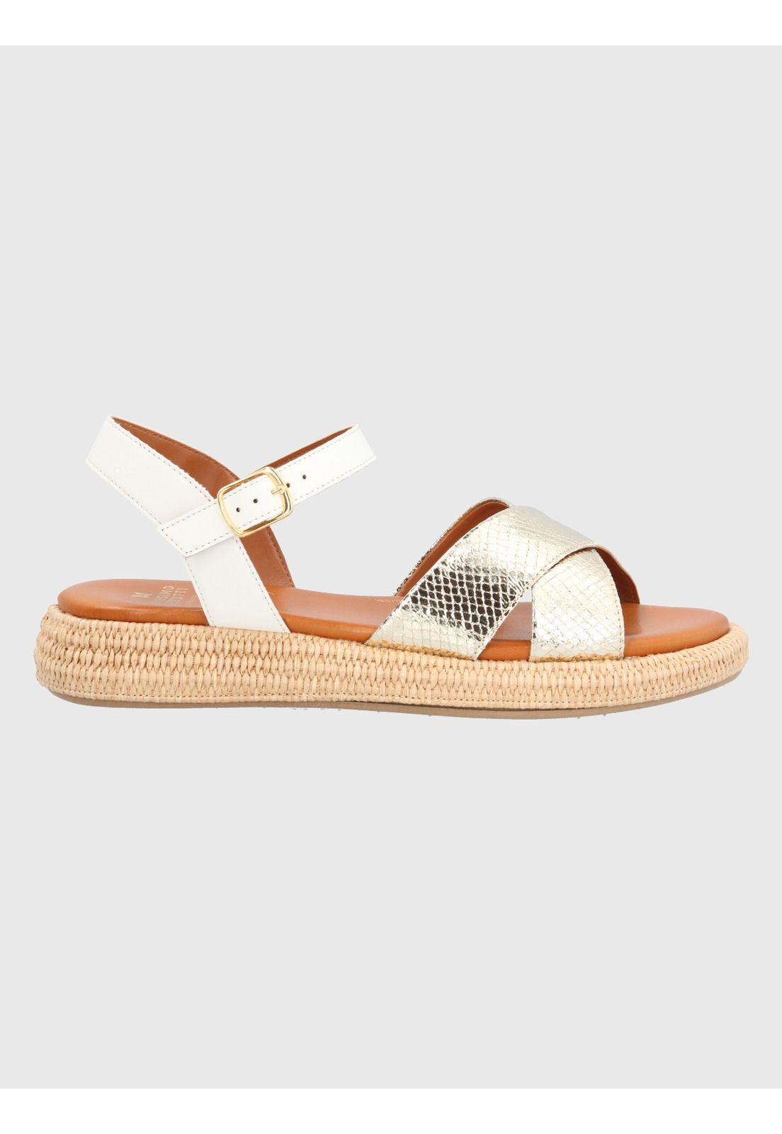 Sandalia Dorado Mujer Concetta -1