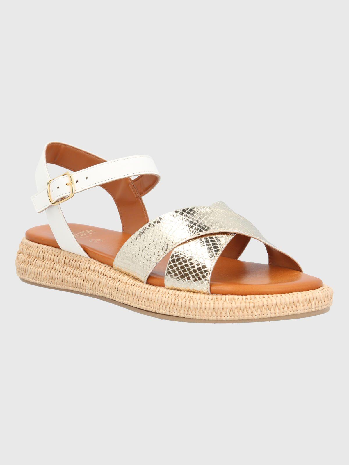 Sandalia Dorado Mujer Concetta -0