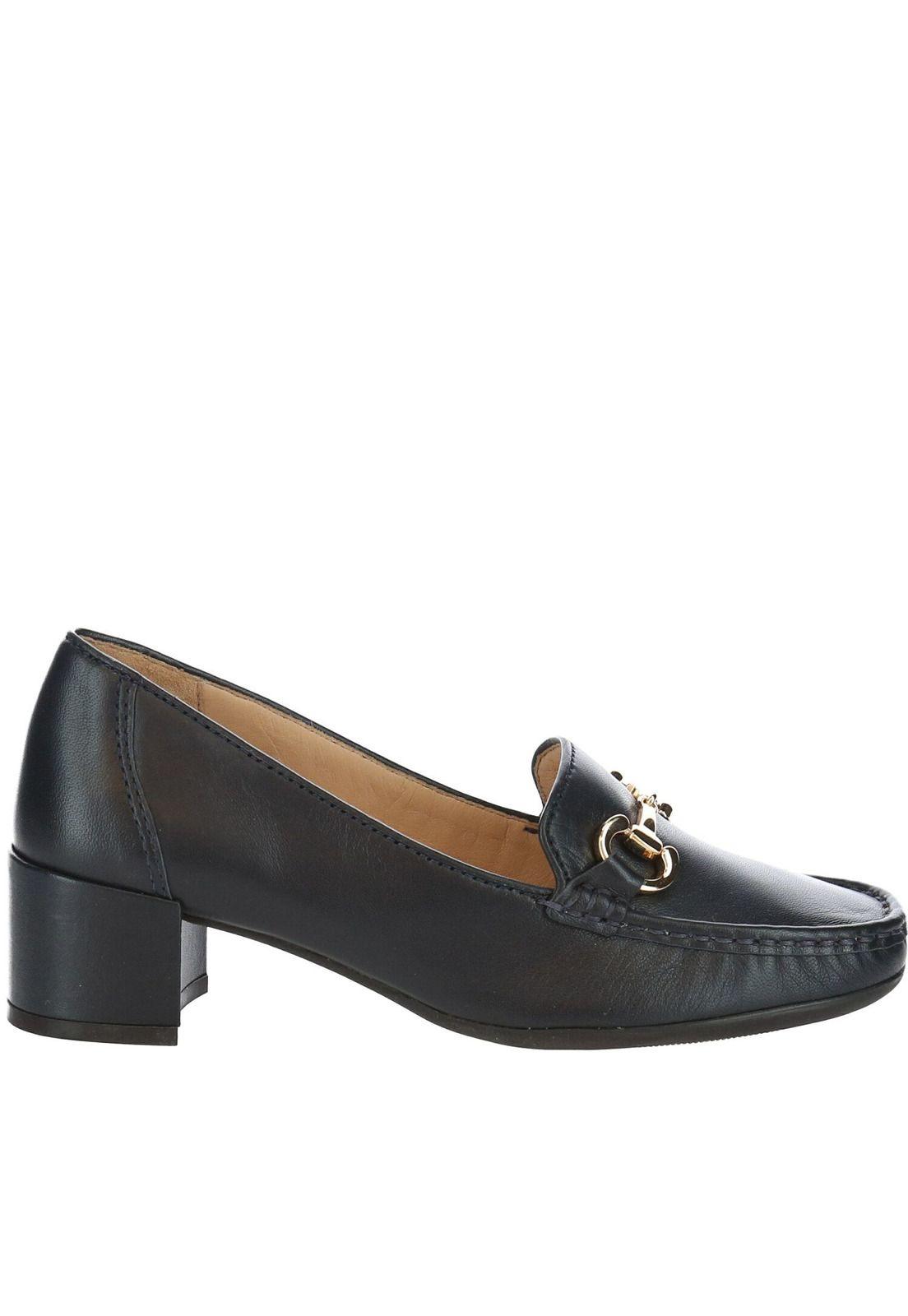 Zapato Cuero Salma Azul-1