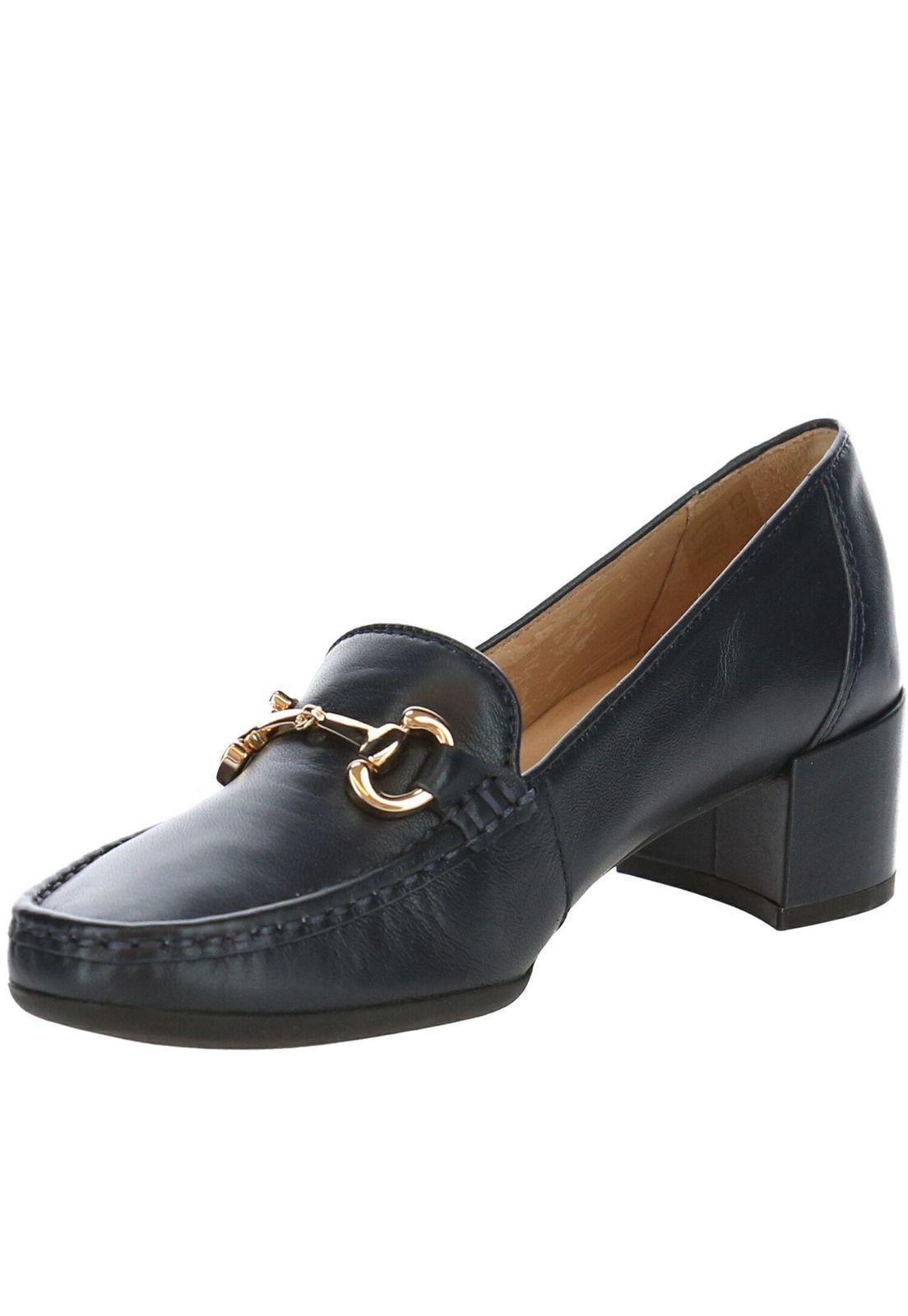 Zapato Cuero Salma Azul-3