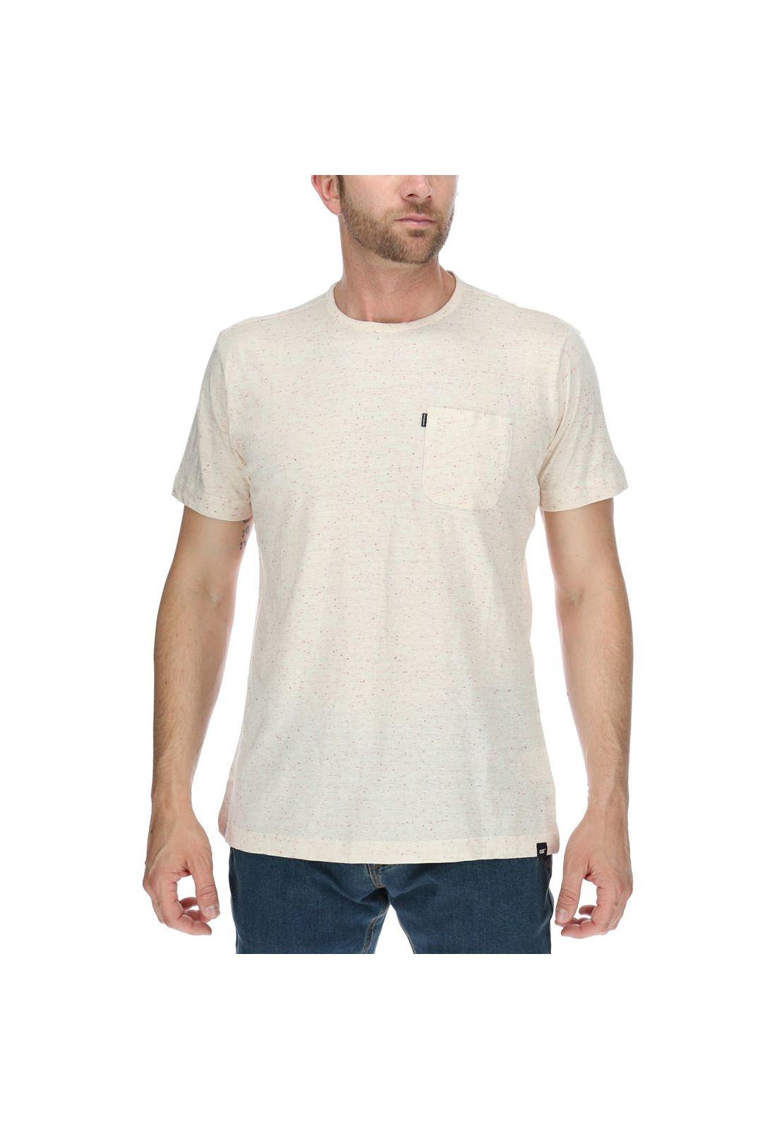 Polera Mc Hombre Neps Pocket S/S Tee Crema-0