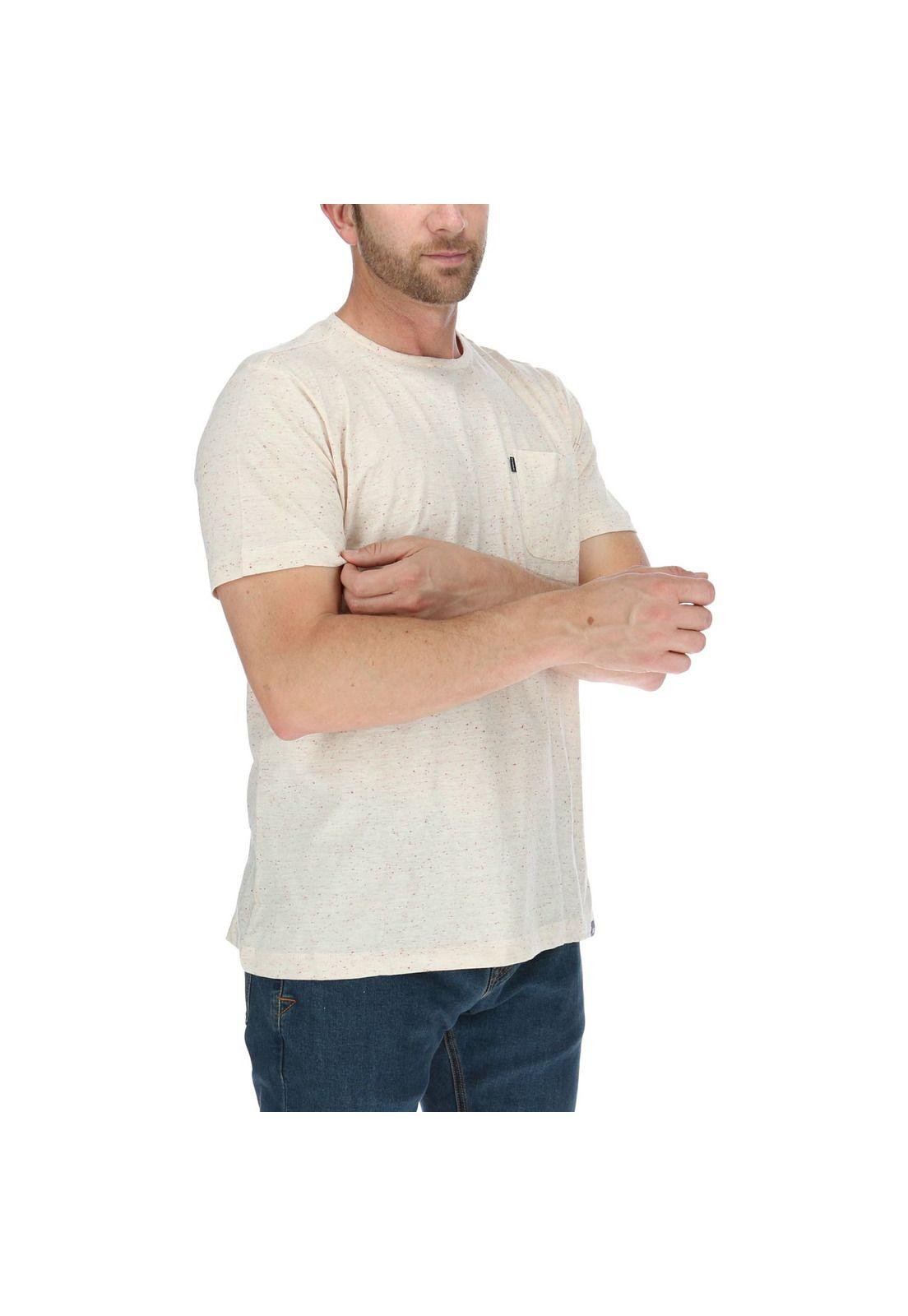Polera Mc Hombre Neps Pocket S/S Tee Crema-3