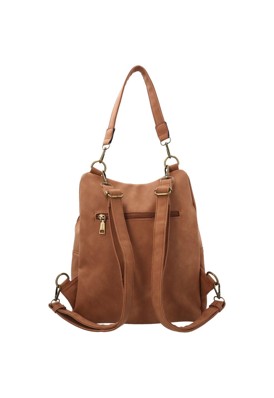 Cartera Arran Backbag Camel Mujer-2