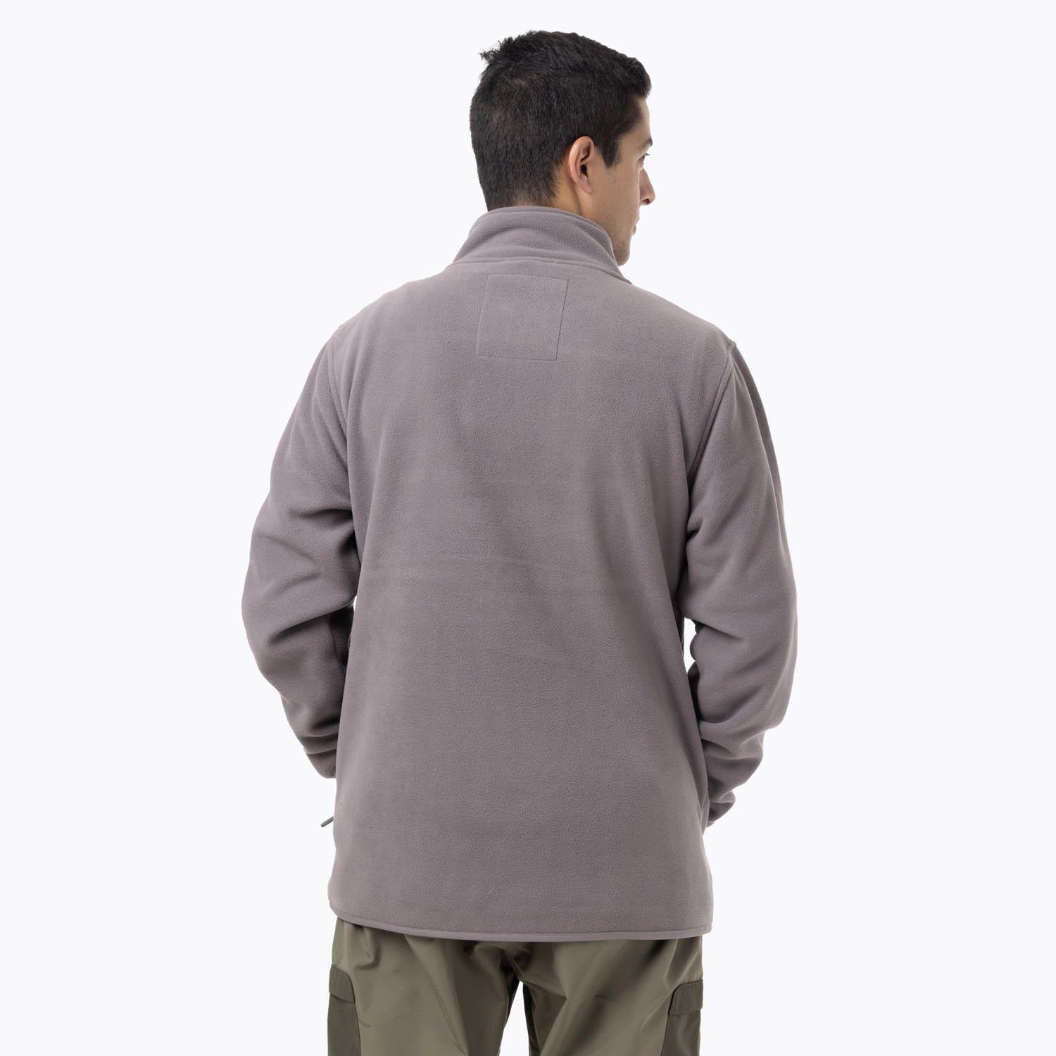Polar Hombre D Snap Microfleece Gris Oscuro-3