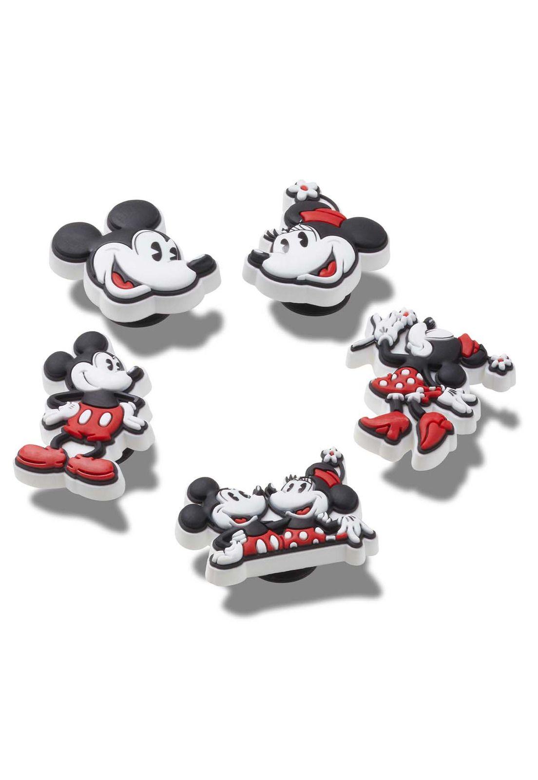 Jibbitz Crocs Mickey Y Minnie Pack 5 Negro-2