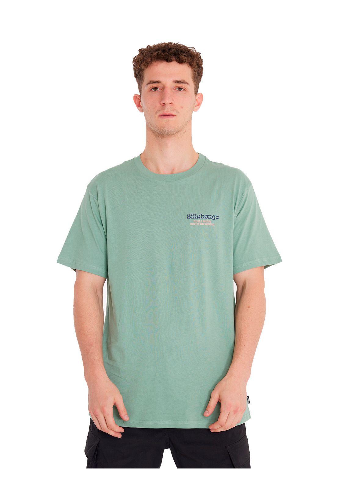 Polera Hombre Twin Fins Verde-0
