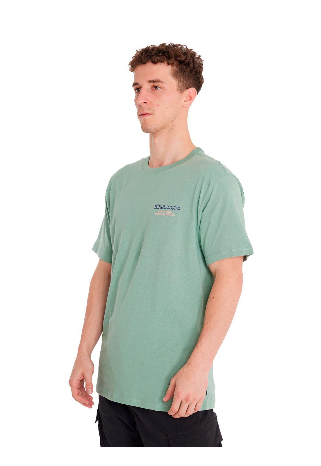 Polera Hombre Twin Fins Verde-1