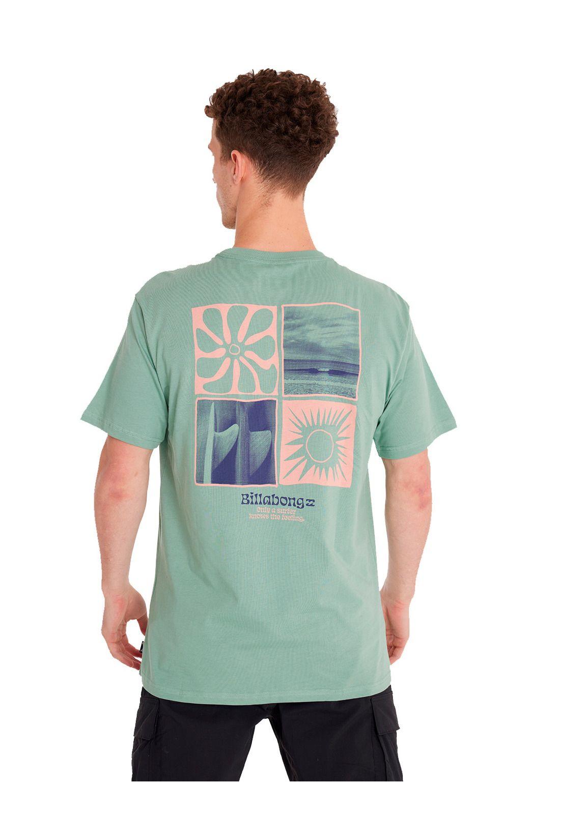 Polera Hombre Twin Fins Verde-4