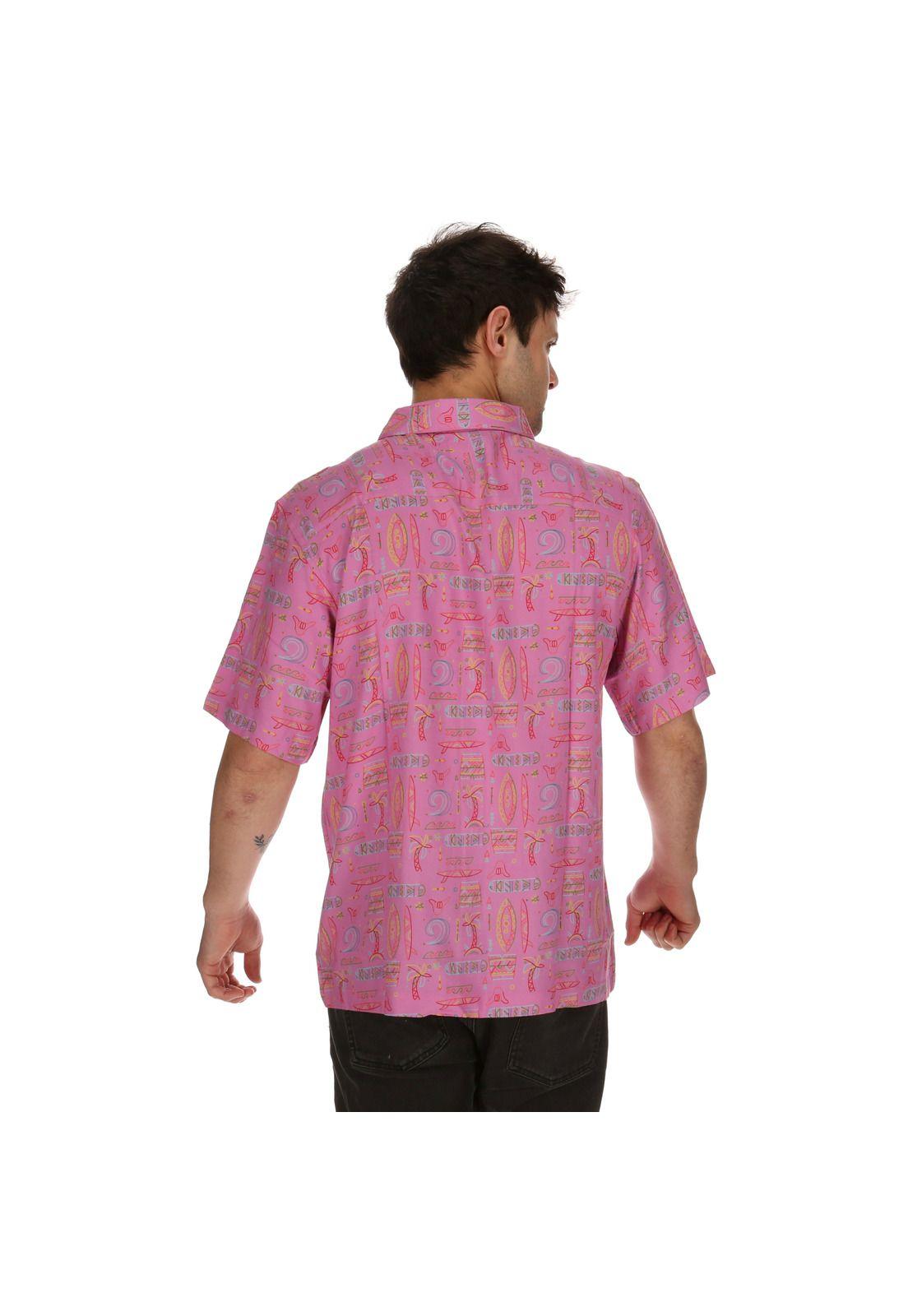 Camisa M/C Hombre Easy Going Ss Burdeo 7Veinte-3