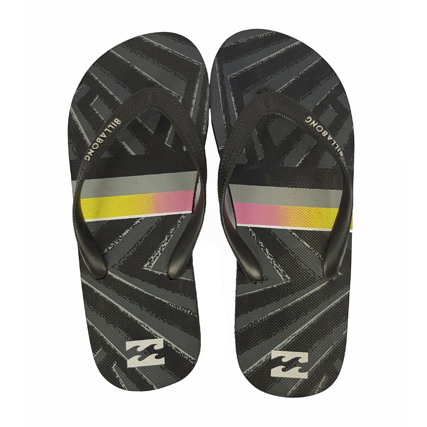 Hawaiana Eva/Caucho Tides Negro Hombre Billabong-0