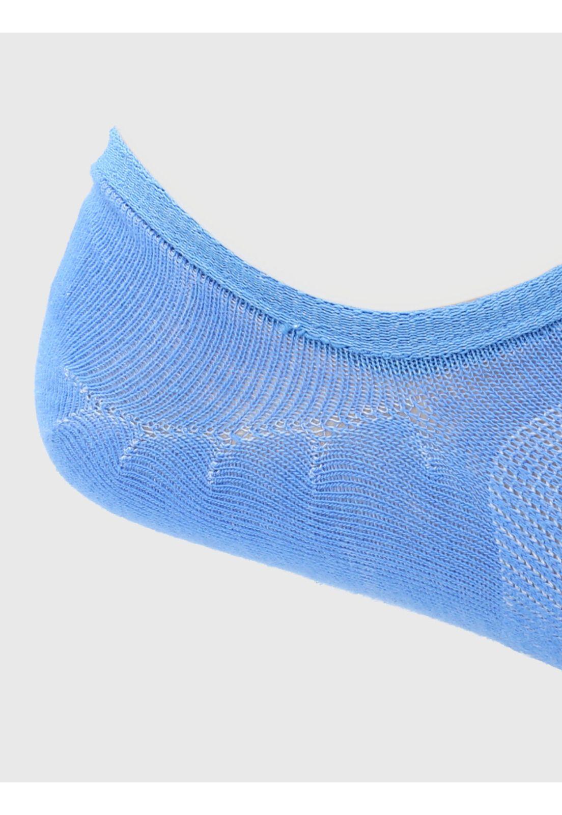 Calcetin Celeste Plain Hombre-1