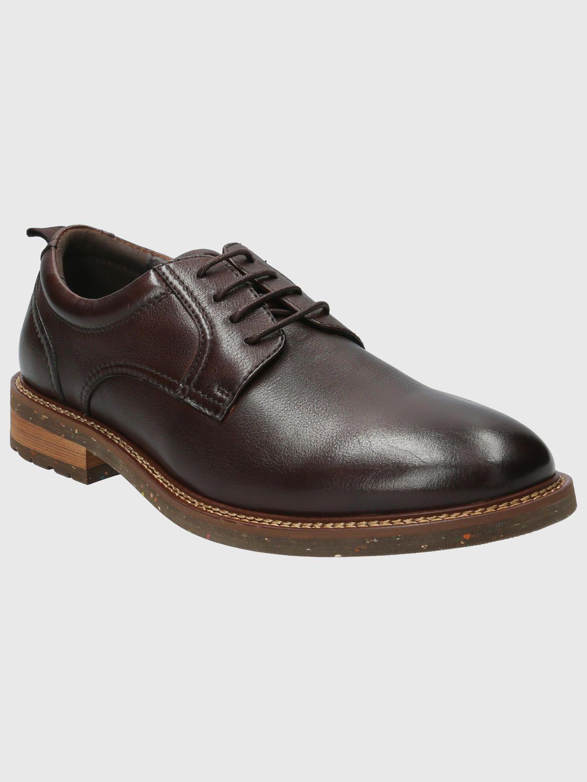 Zapato Cuero Hombre Hinton Café-0