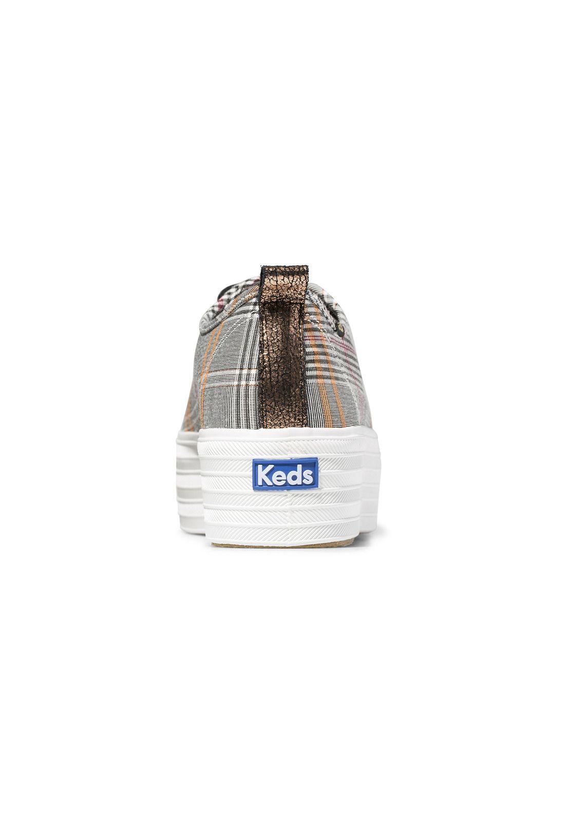 Zapatilla Triple Up Plaid Estampado Cuadros-3
