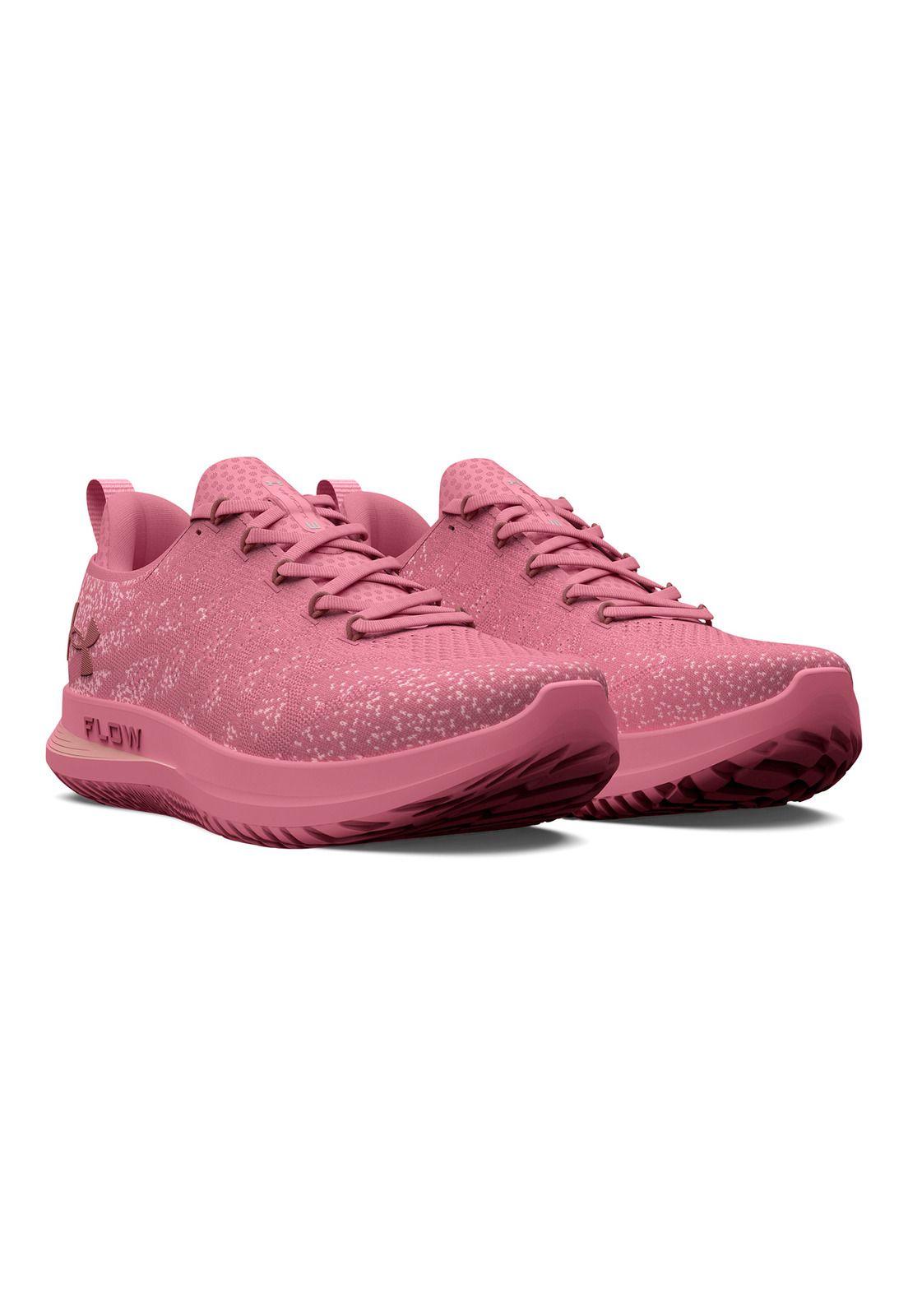 Zapatillas running UA Velociti 3 para mujer Palo Rosa-5