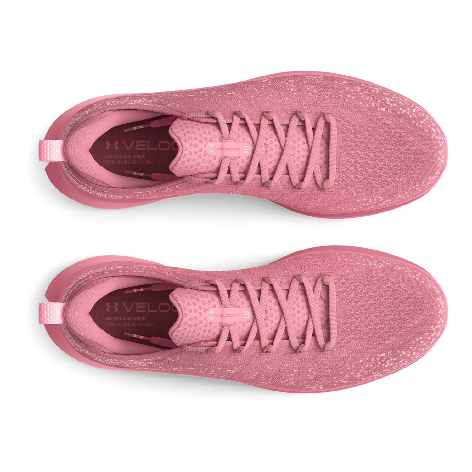 Zapatillas running UA Velociti 3 para mujer Palo Rosa-4