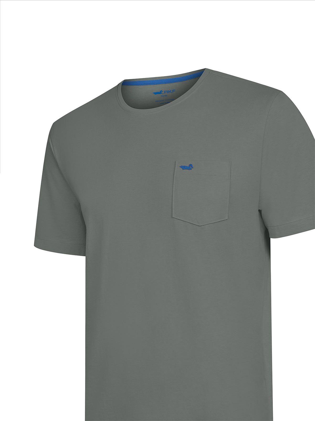 Polera Algodón Orgánico Hombre Basicpoc Gris-3