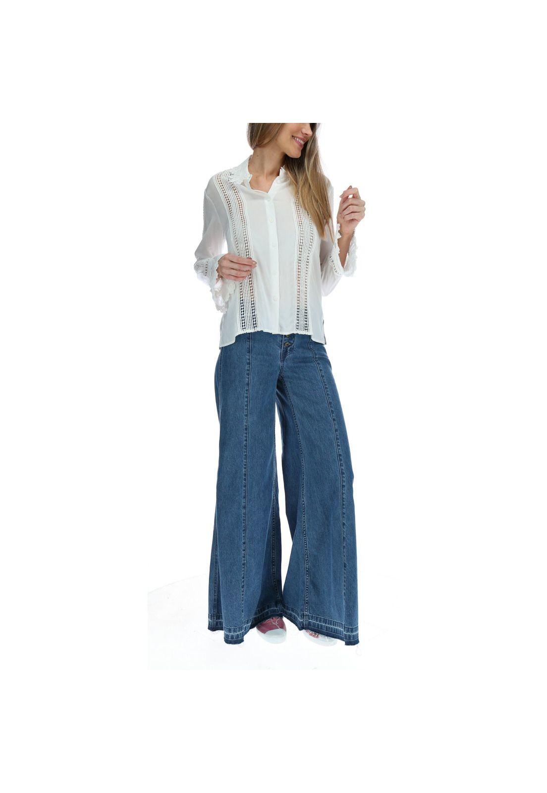 Blusa Manga Larga Mujer Amanda Crudo-4