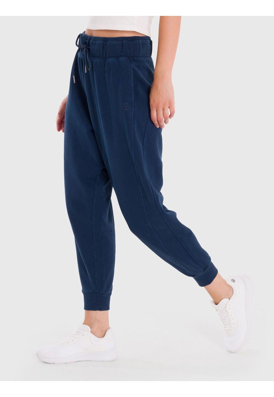 Pantalón Mujer Jogger Pant Creta Azul-3