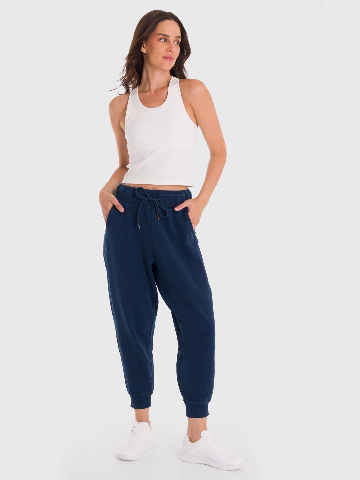Pantalón Mujer Jogger Pant Creta Azul-1