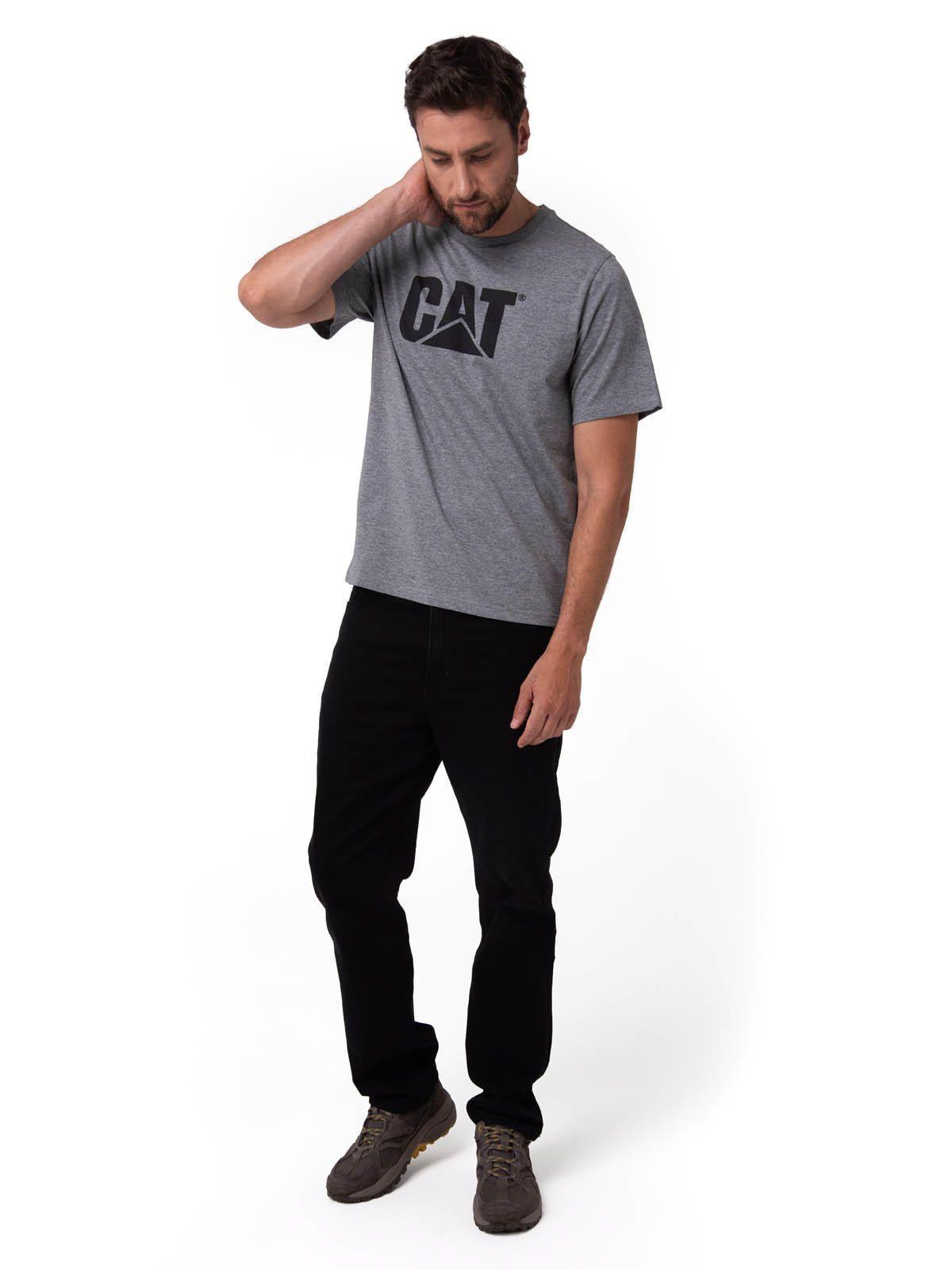 Polera Manga Corta Logo Gris Hombre-4