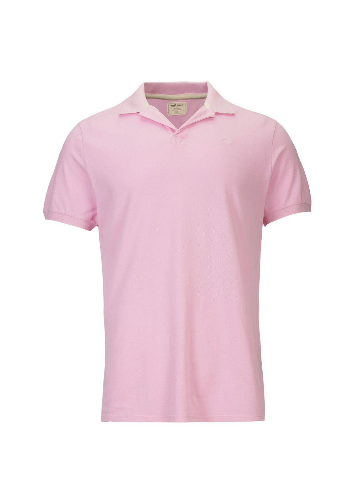Polera Algodón Org Hombre Piquesport Rosado-0