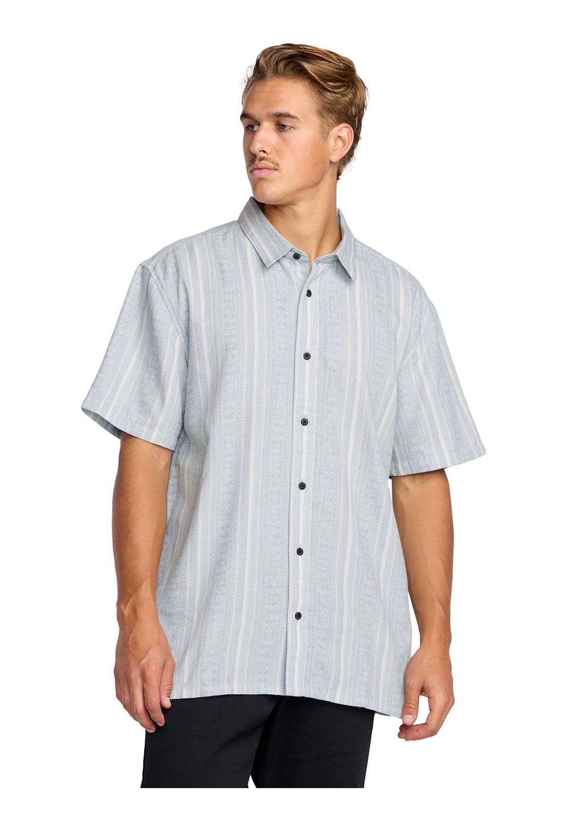 Camisa m/c Hombre Sunshines garage Azul-4