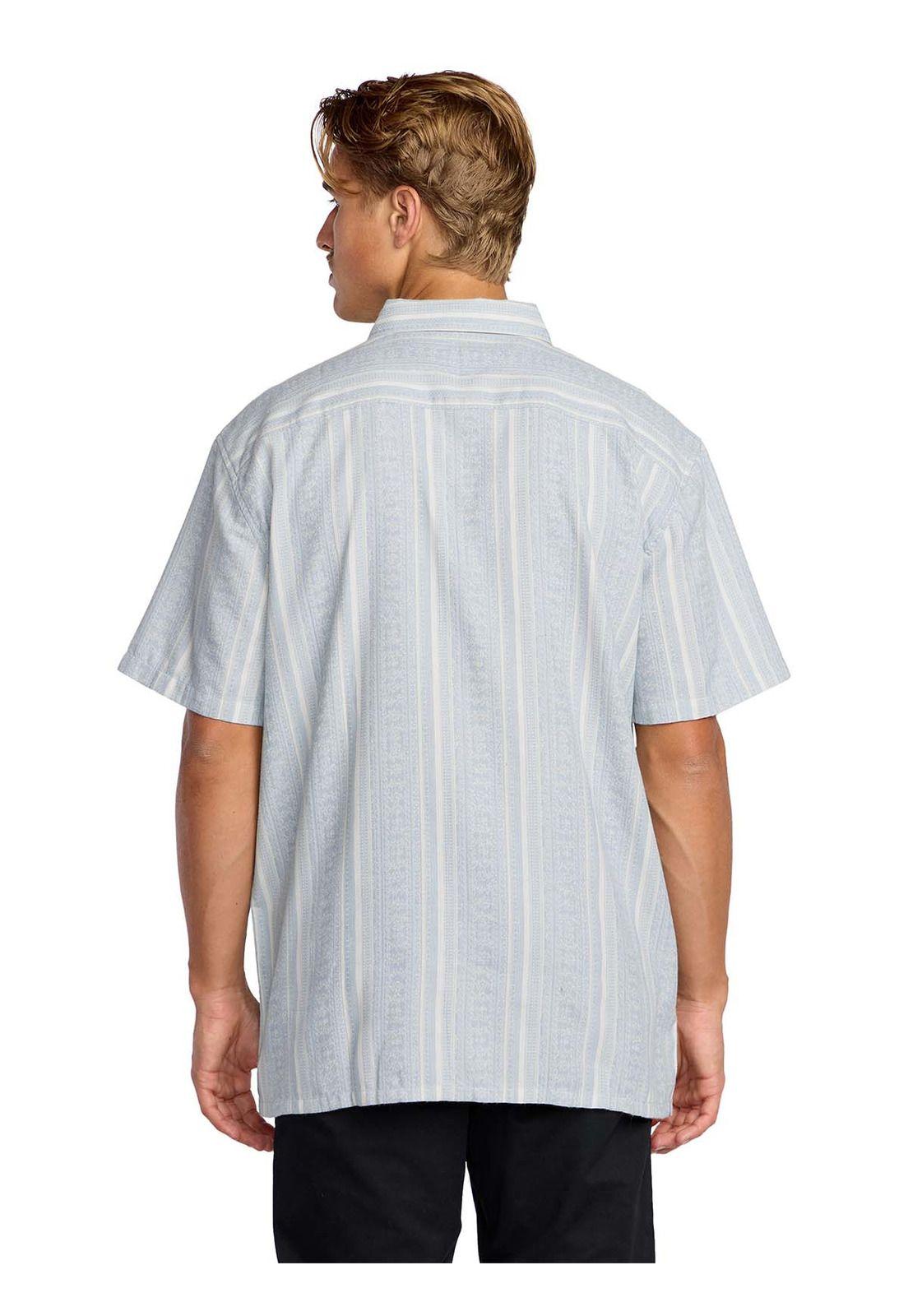 Camisa m/c Hombre Sunshines garage Azul-6