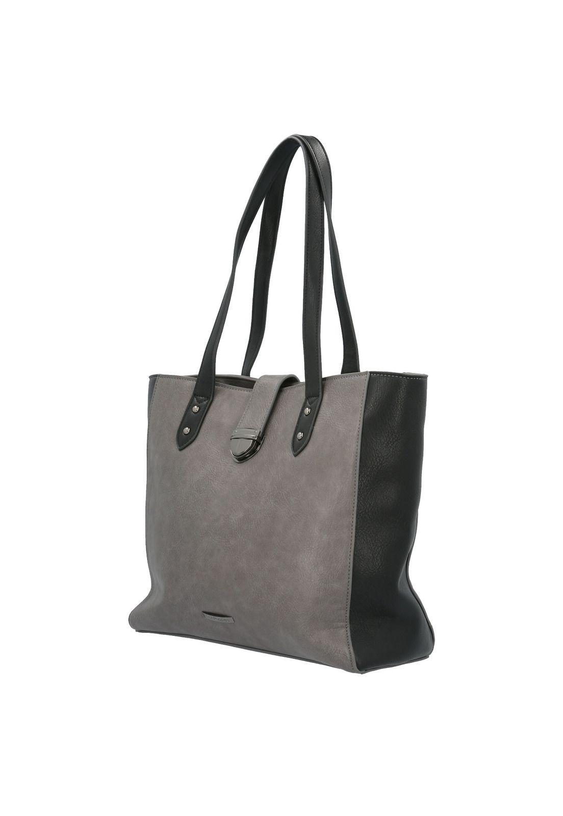 Cartera Mujer Davis Tote Gris-1