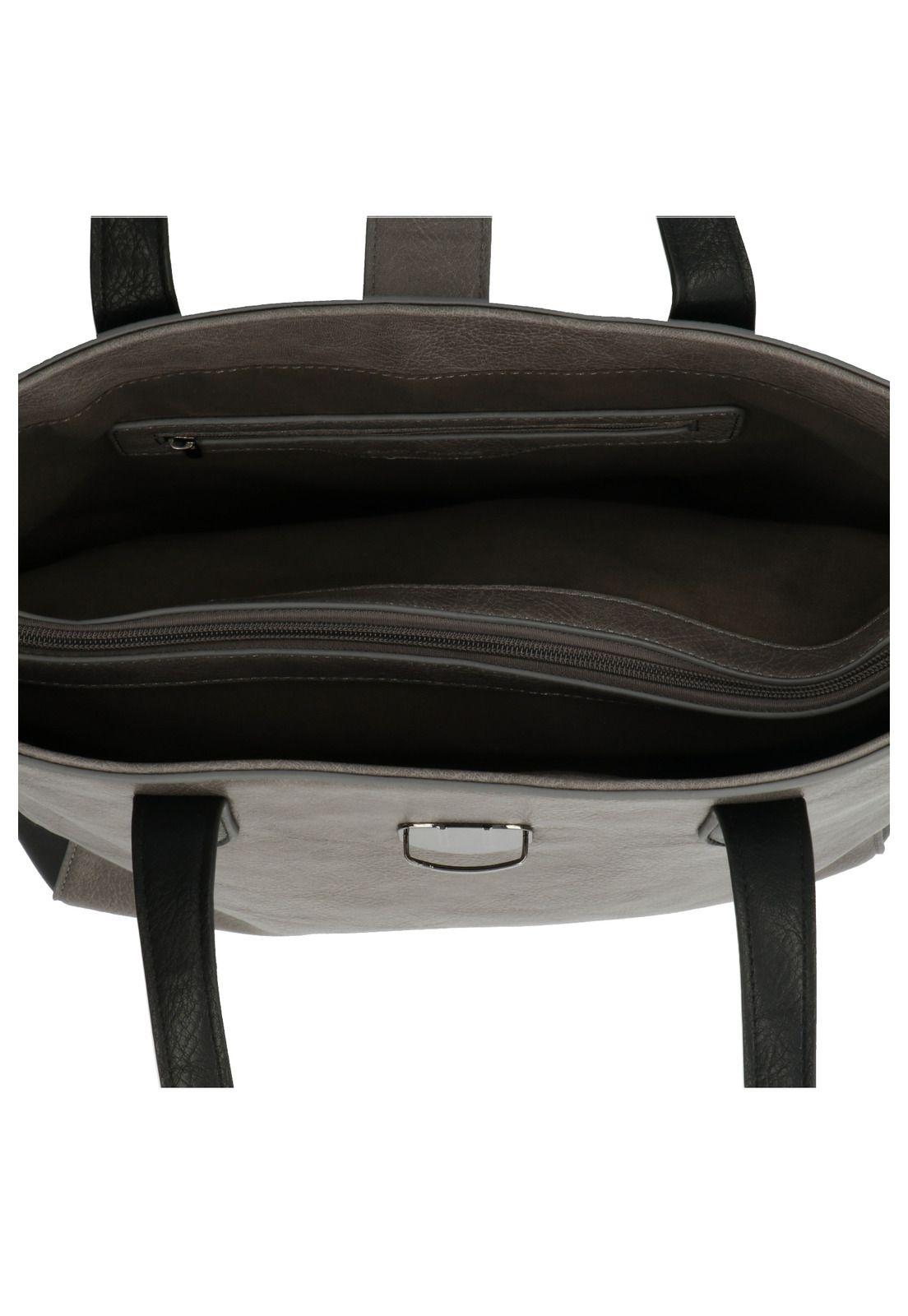 Cartera Mujer Davis Tote Gris-4