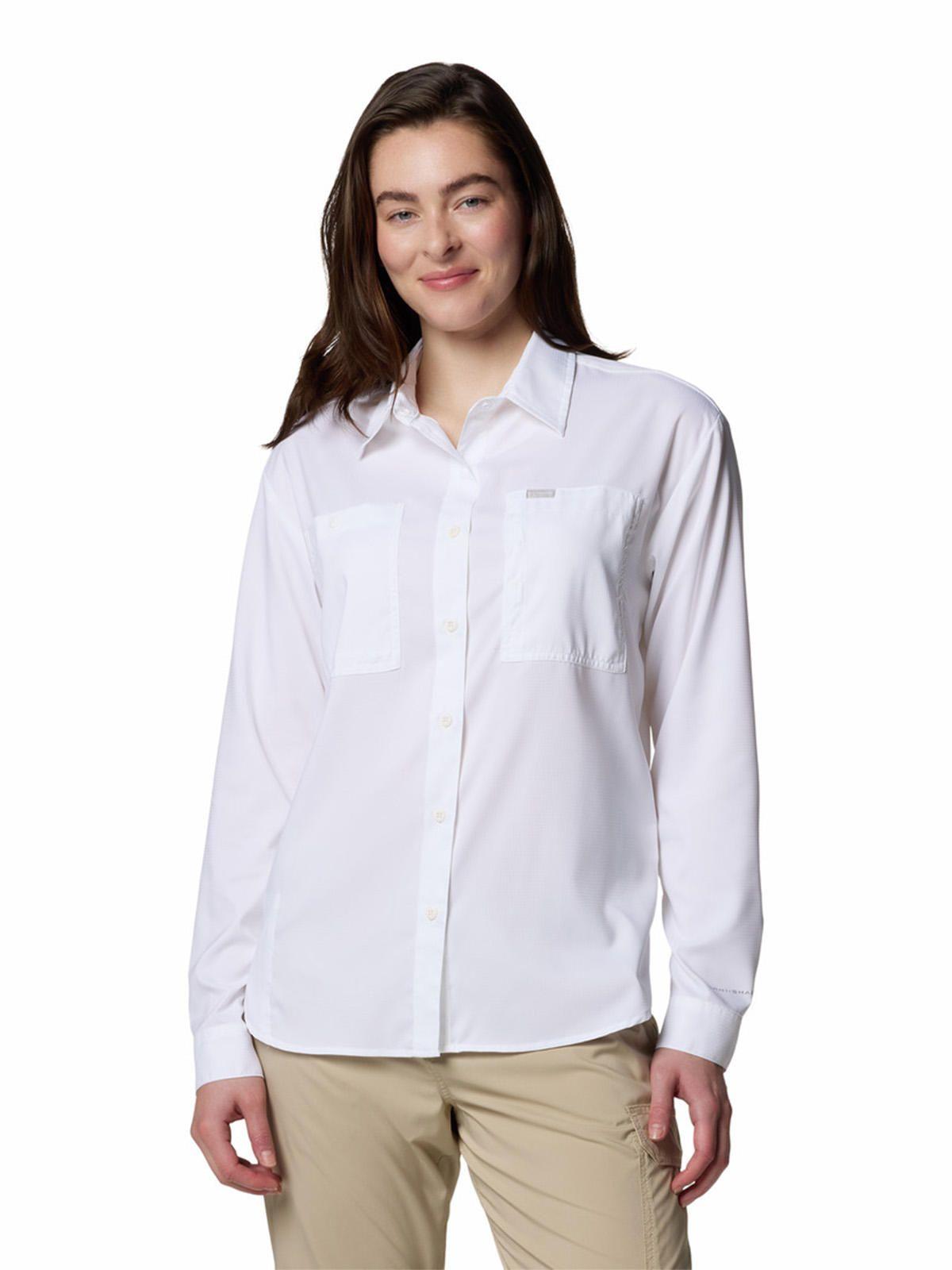 Blusa Mujer Silver Ridge Utility Blanco-0