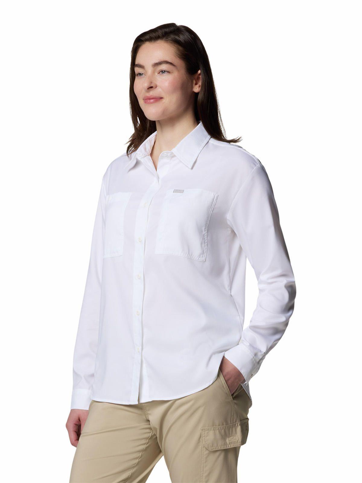Blusa Mujer Silver Ridge Utility Blanco-1