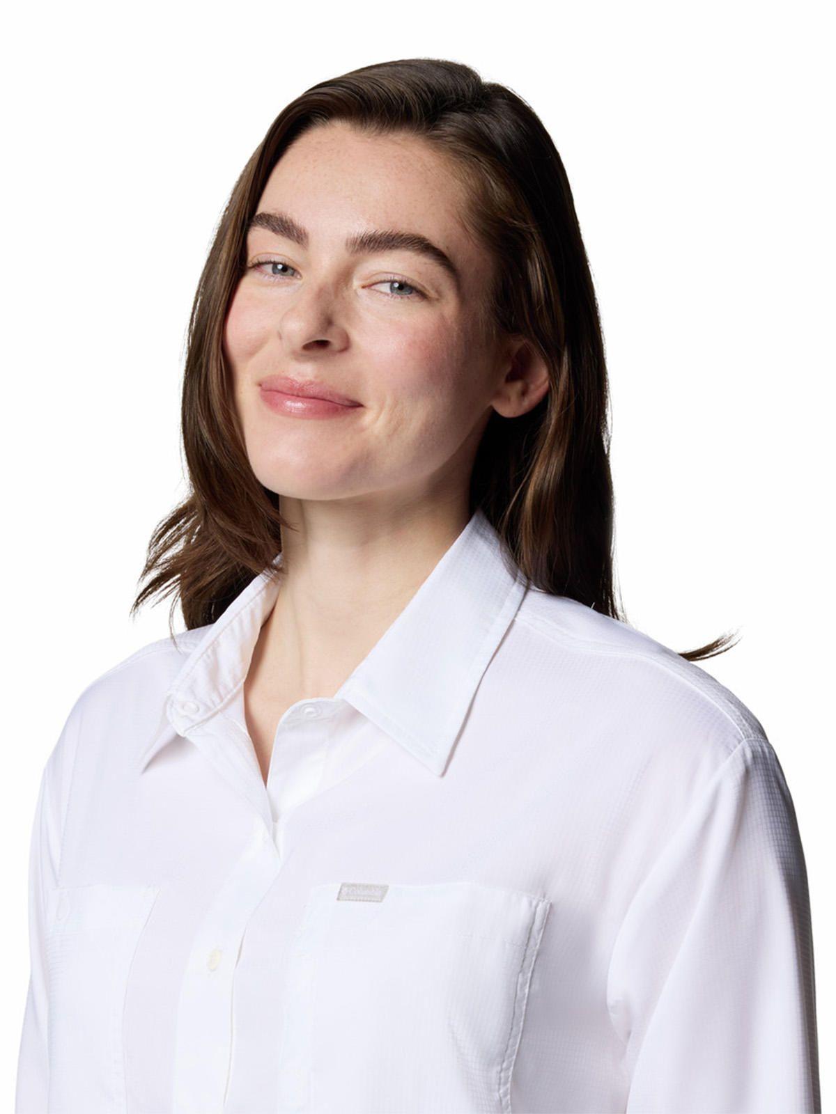 Blusa Mujer Silver Ridge Utility Blanco-3