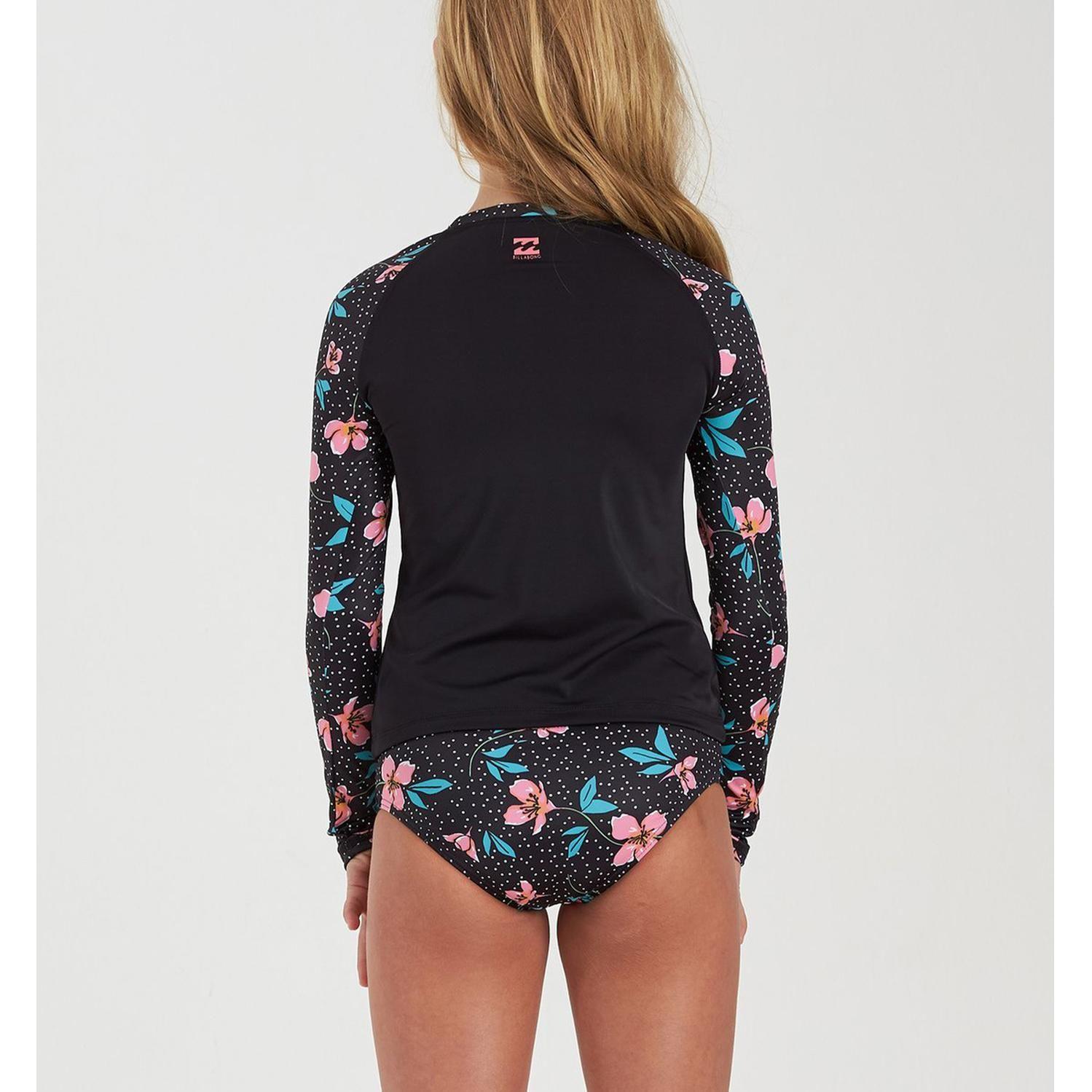 Polera De Agua  Night Out Ls Rg Negro Niña-2