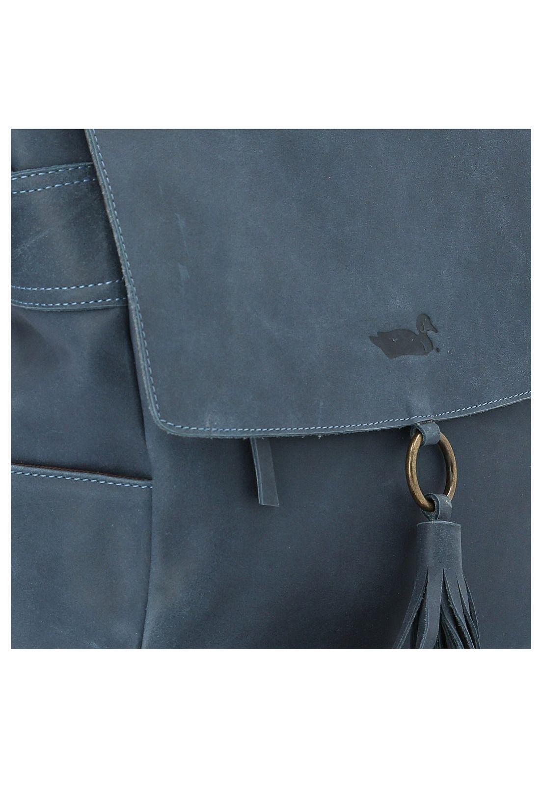 Cartera Cuero Mujer Pam Cross Azul-3