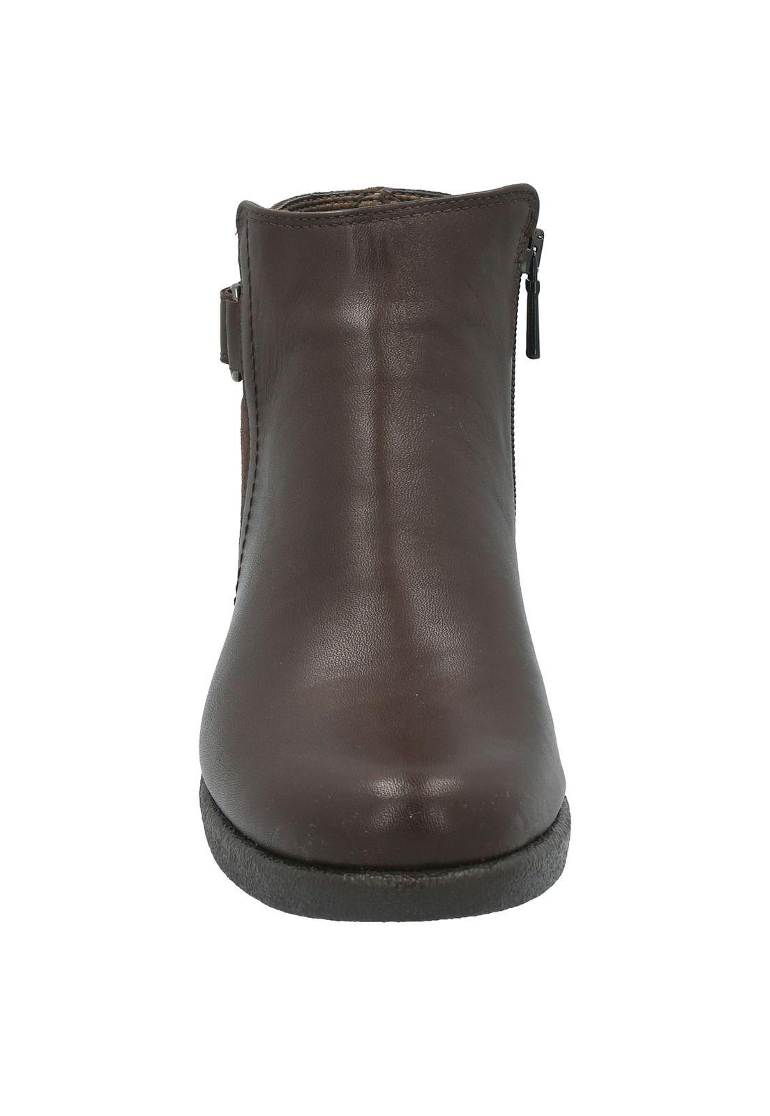 Botin Cuero Mujer Bloom Marrón-2