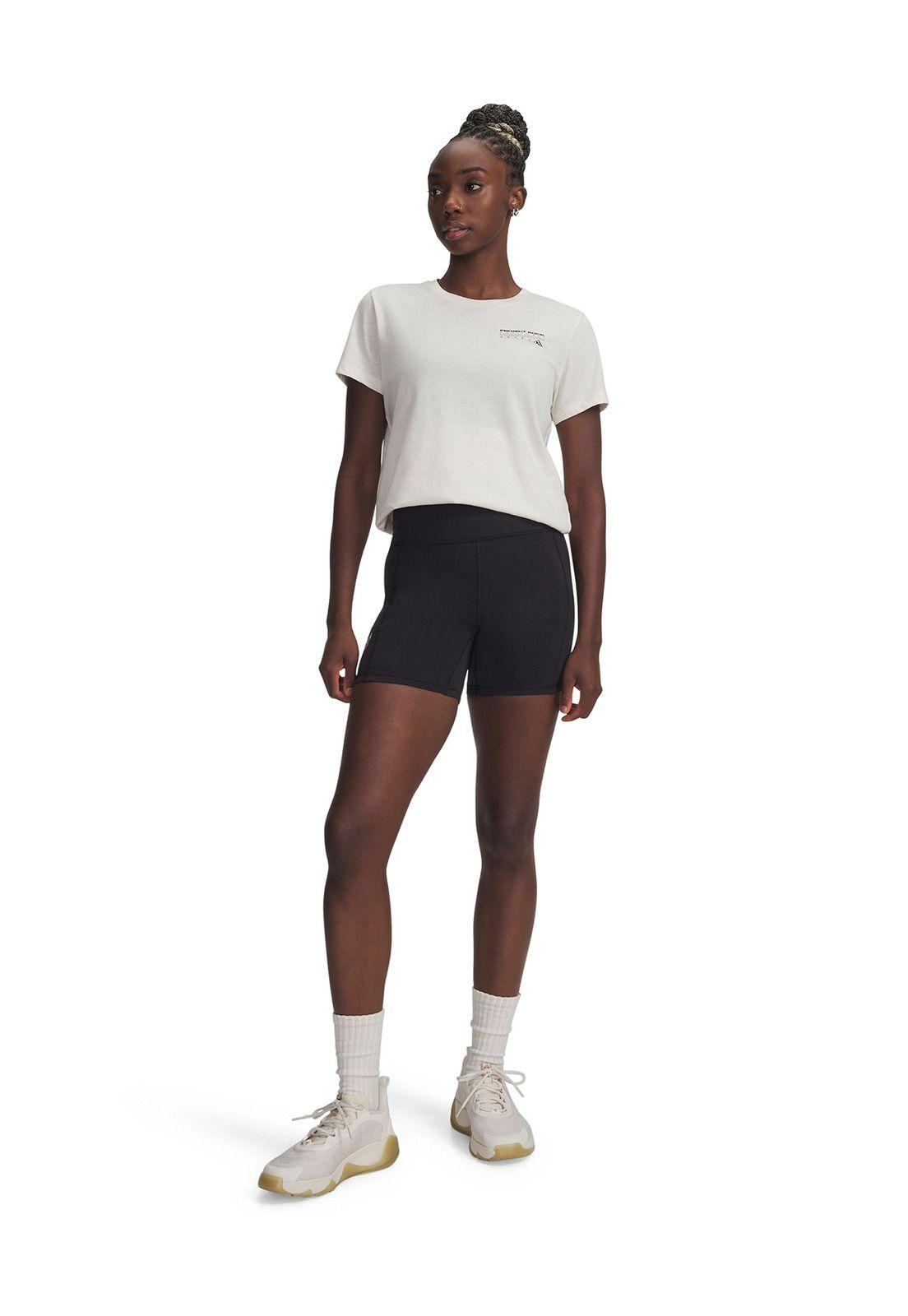 Polera Manga Corta Training para mujer Project Rock café -3