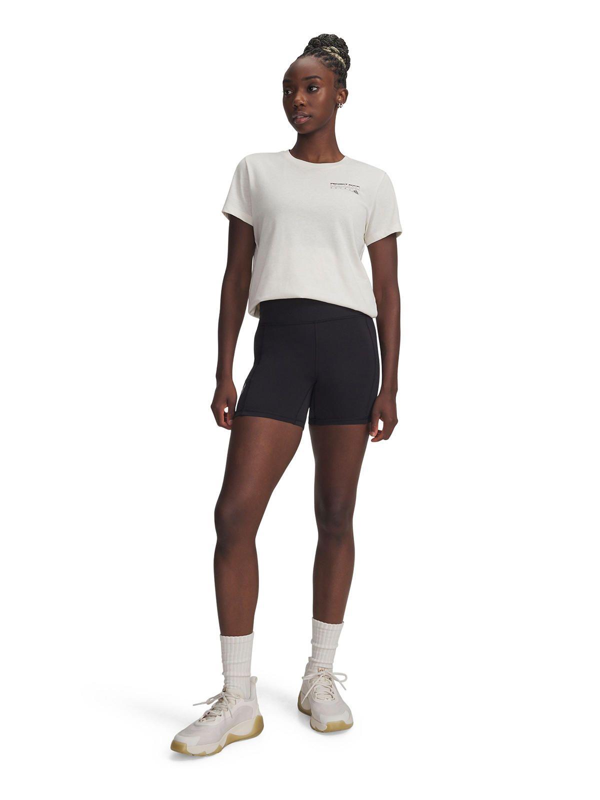 Polera Manga Corta Training para mujer Project Rock Blanco-3