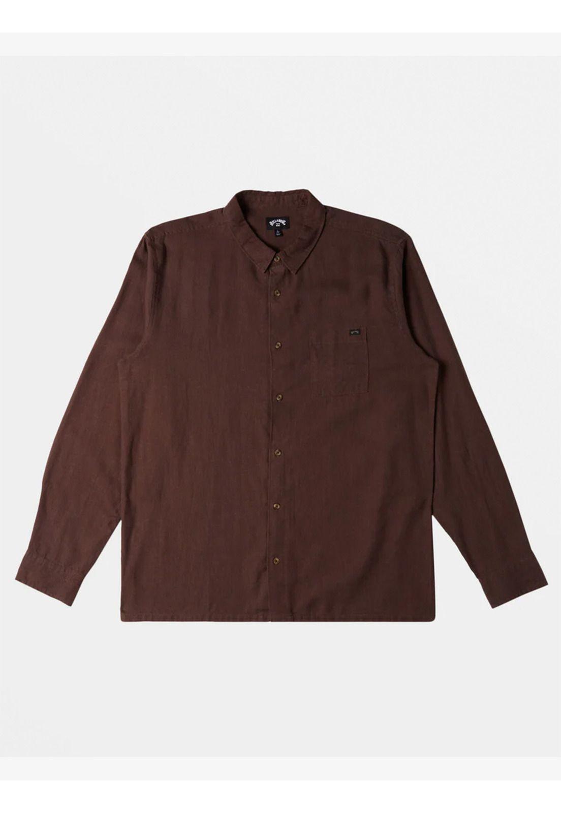 Camisa Manga Larga Hombre Ricardo Cafe-6