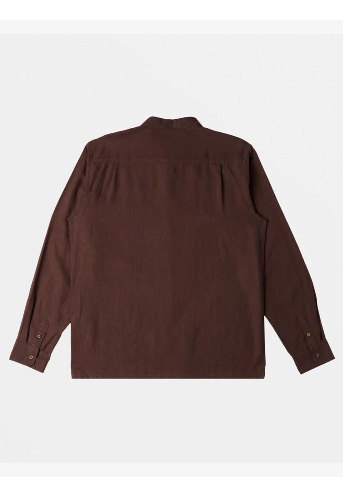 Camisa Manga Larga Hombre Ricardo Cafe-7