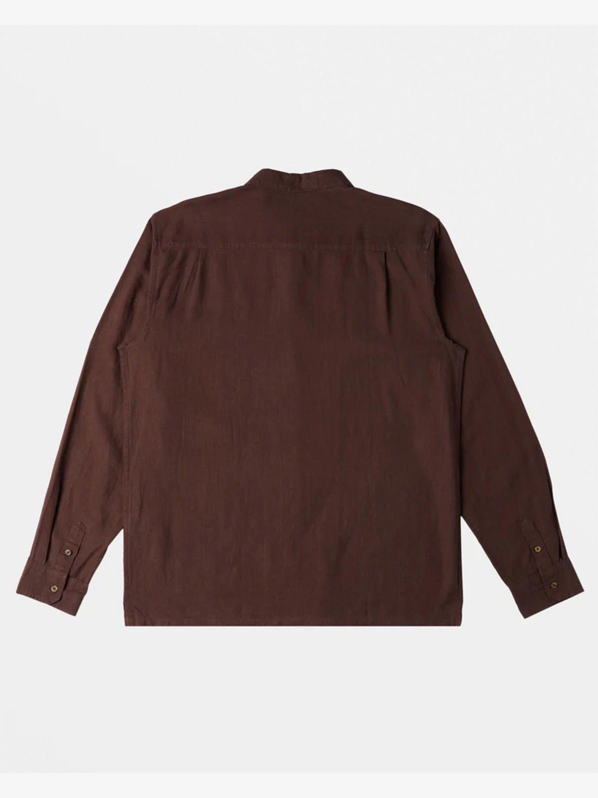 Camisa Manga Larga Hombre Ricardo Cafe-7