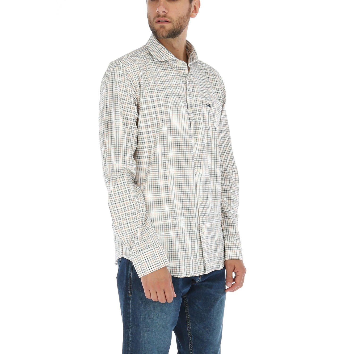 Camisa Algodón Hombre Viyella Crema-3
