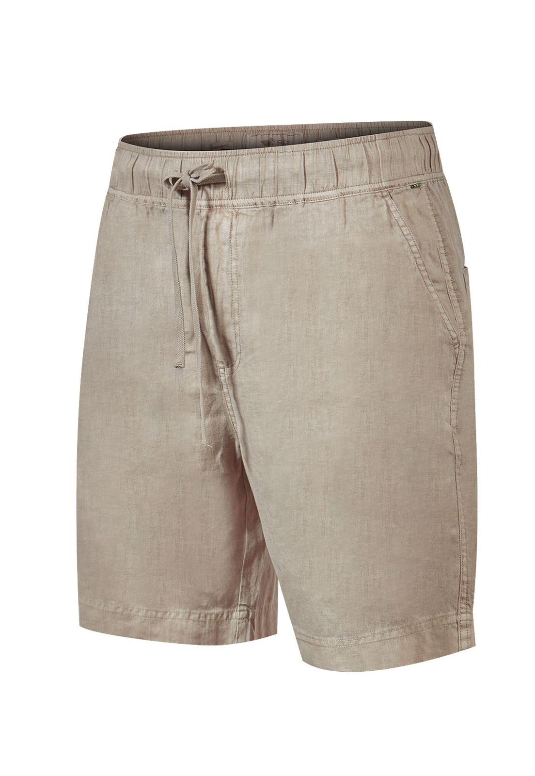 Short Lino Orgánico Verde Lisboa Hombre -0