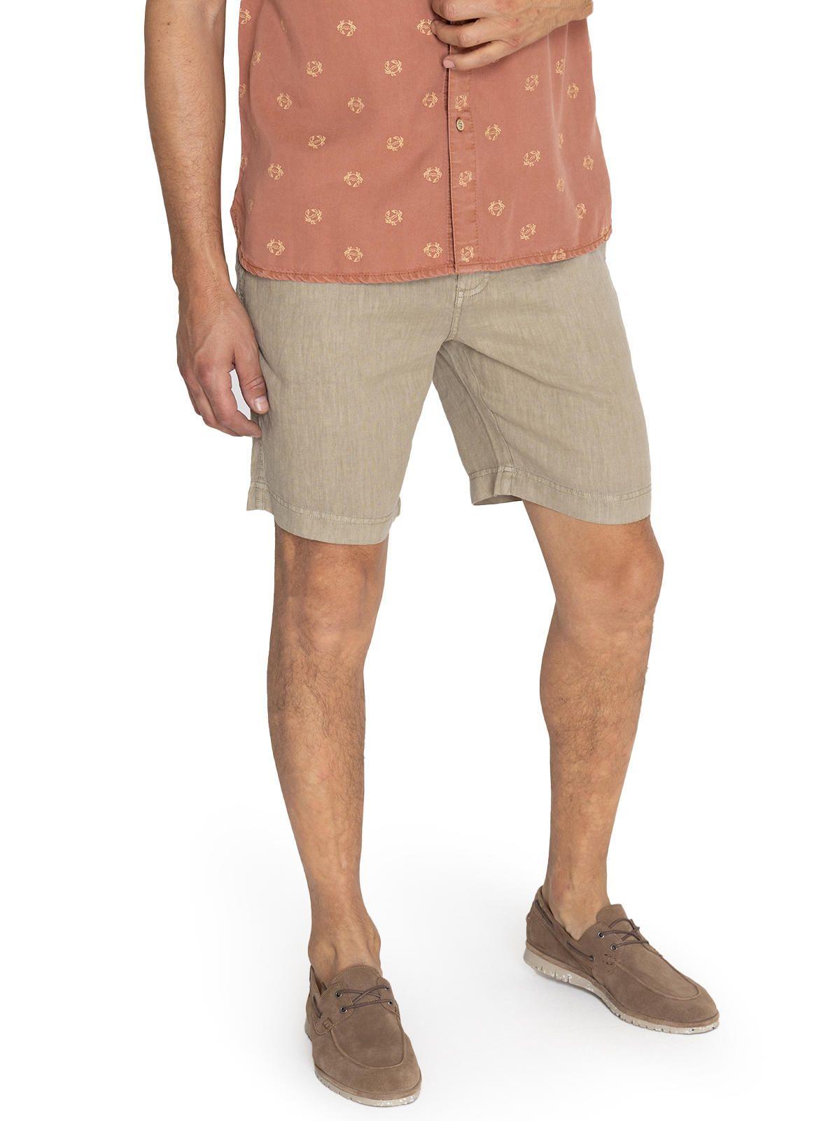 Short Lino Orgánico Verde Lisboa Hombre -4