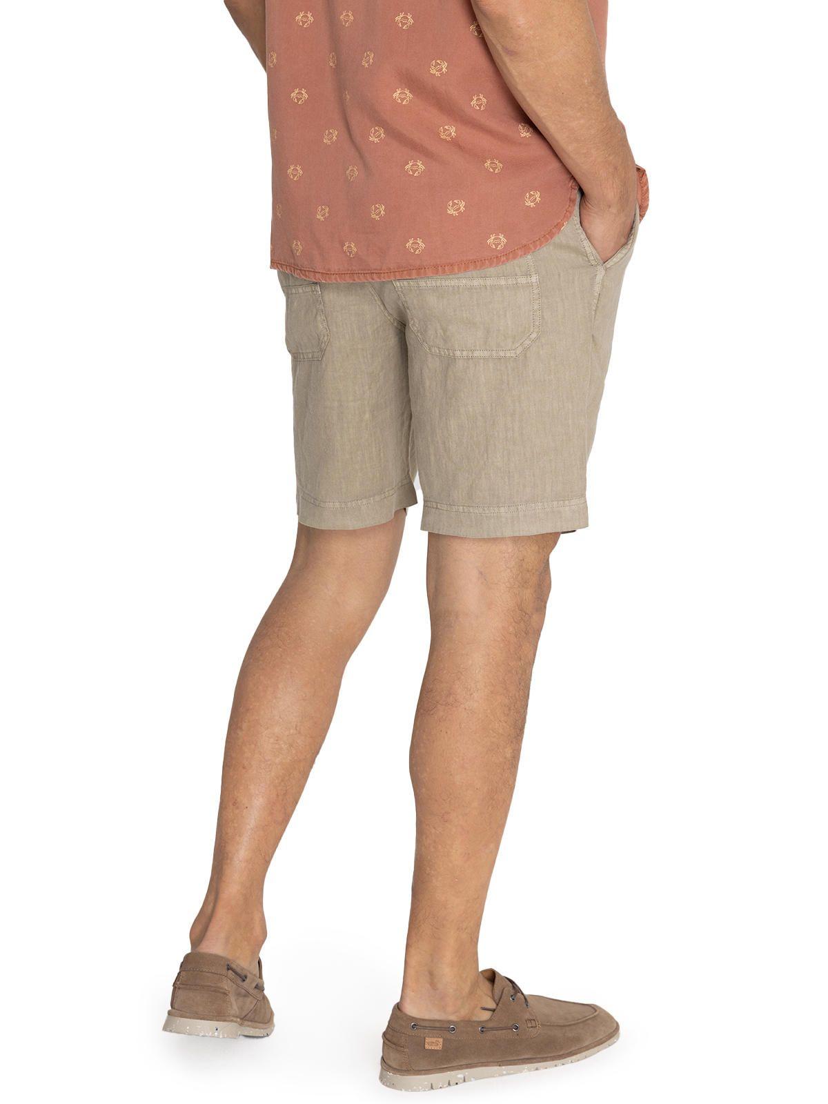 Short Lino Orgánico Verde Lisboa Hombre -6