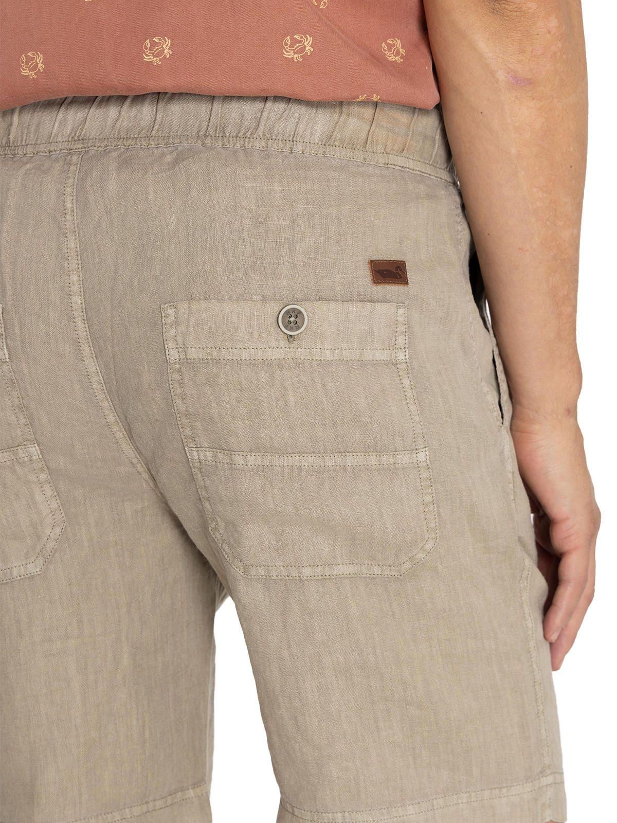 Short Lino Orgánico Verde Lisboa Hombre -8