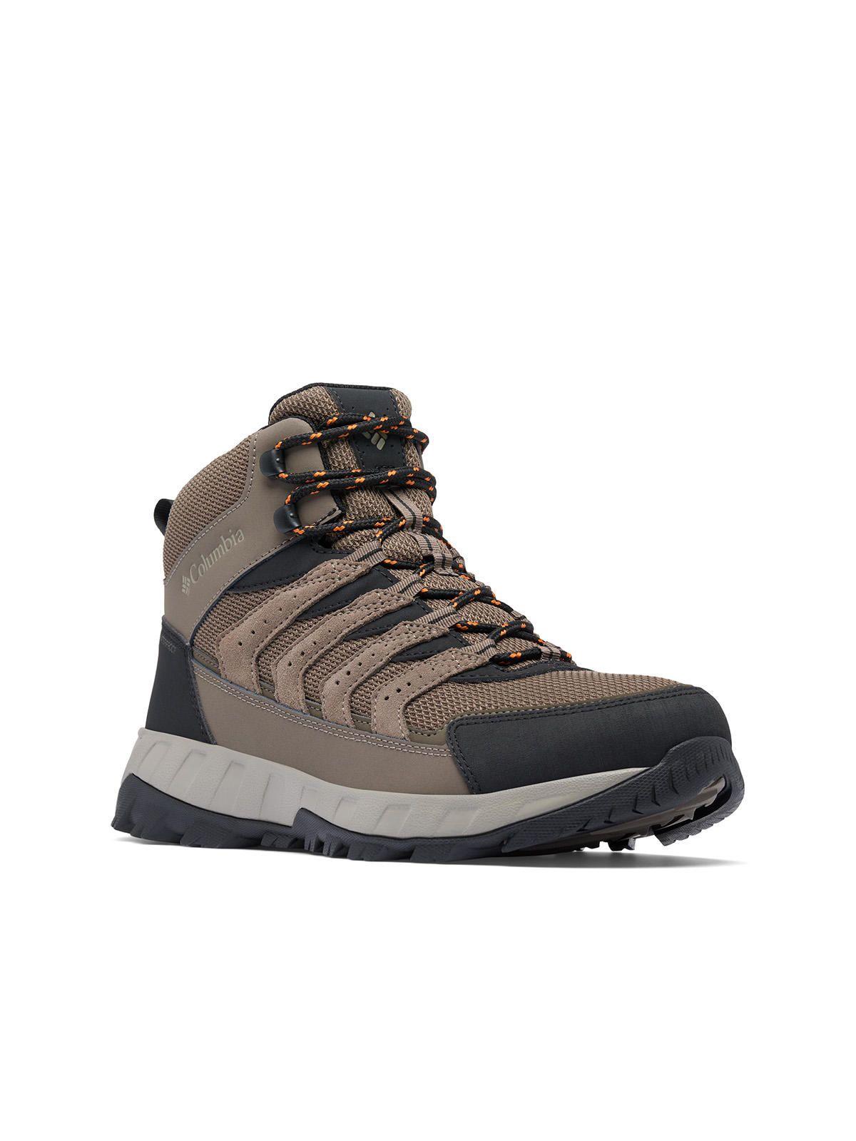 Botín Hombre Strata Trail Mid Waterproof Café-0