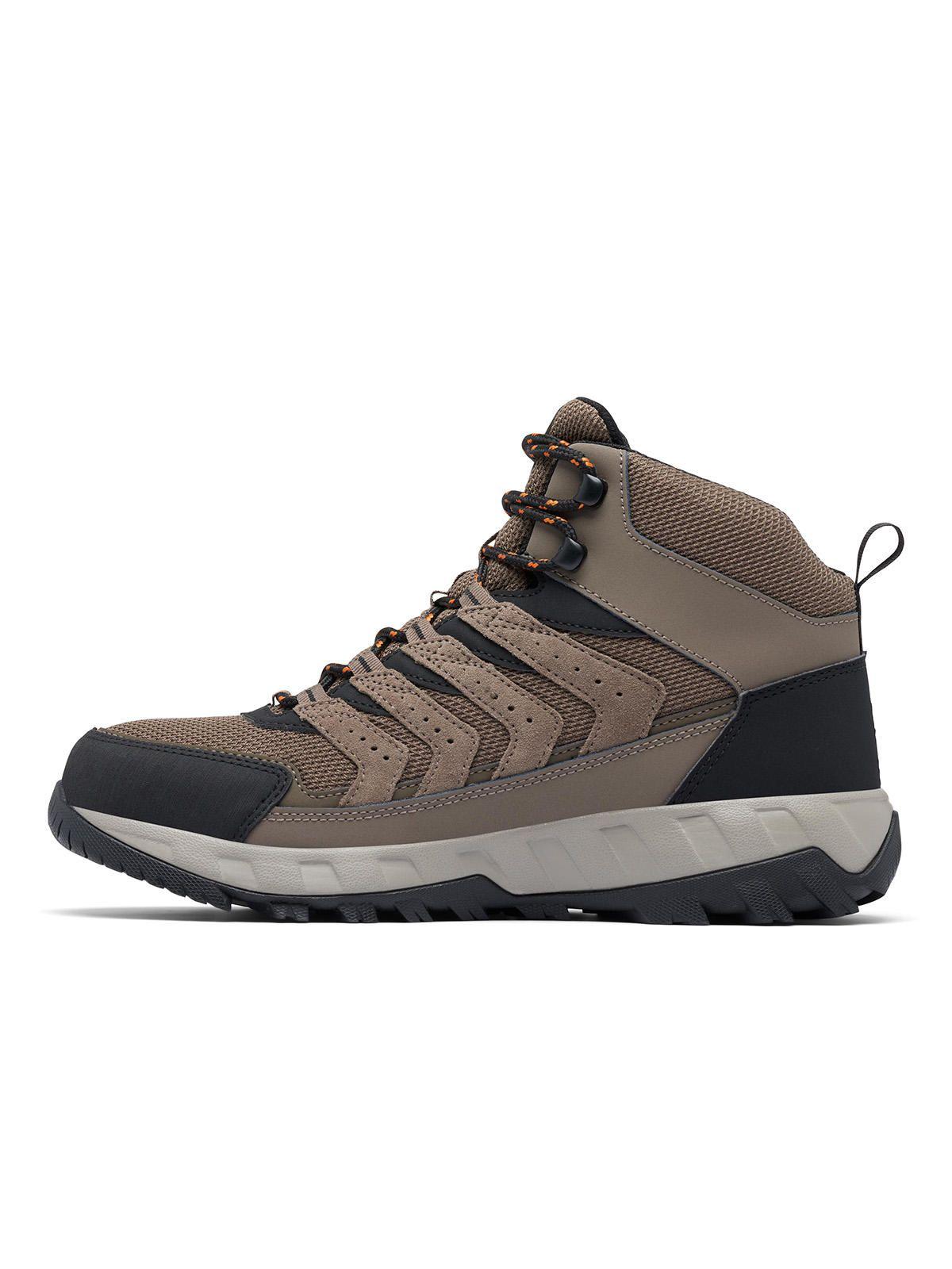 Botín Hombre Strata Trail Mid Waterproof Café-4